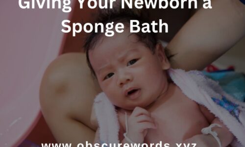 Giving Your Newborn a Sponge Bath