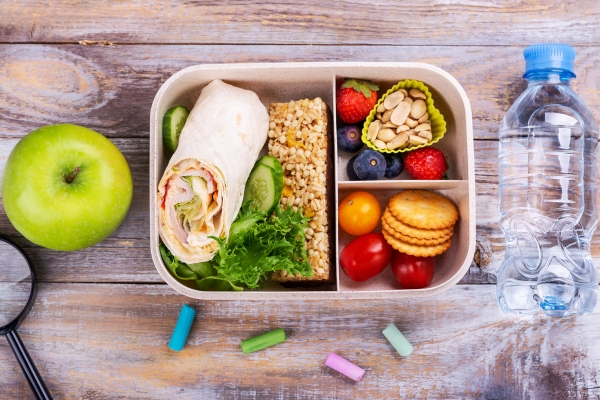 kids healthy lunch box